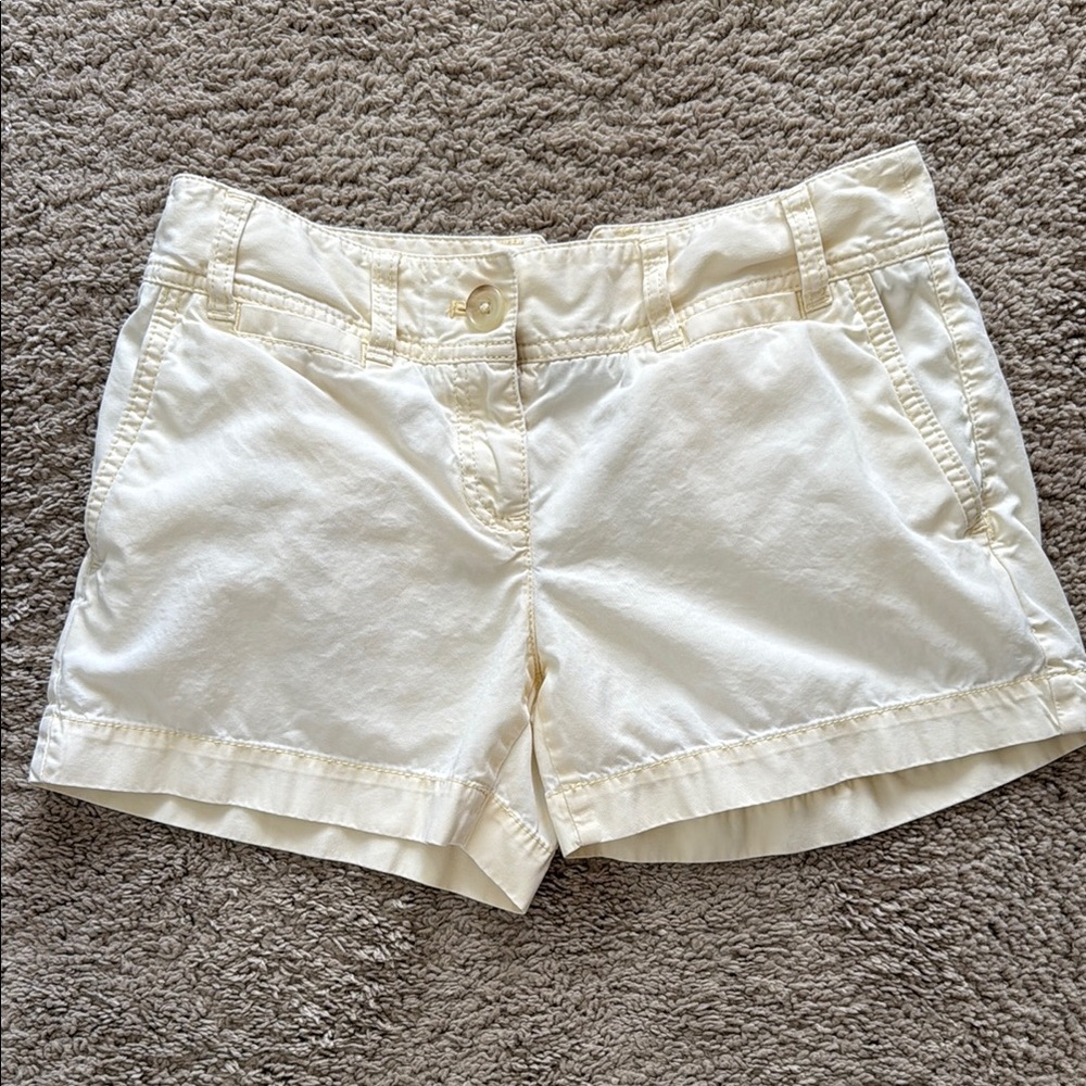 LOFT Pale Yellow Shorts